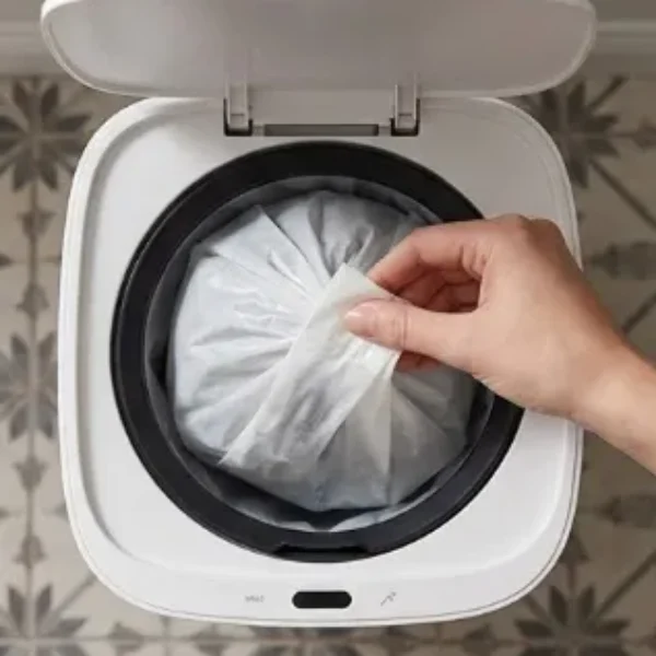 tacho de basura inteligente con sensor de movimiento 24.7*24.4*40CM