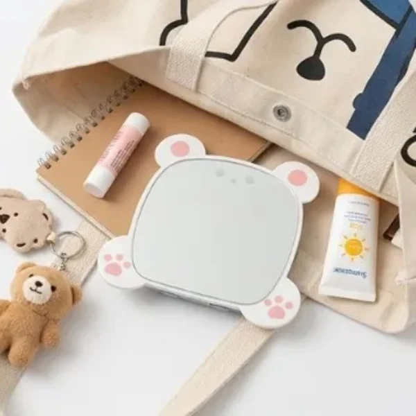 Espejo de tocador con diseño de oso 19*19CM