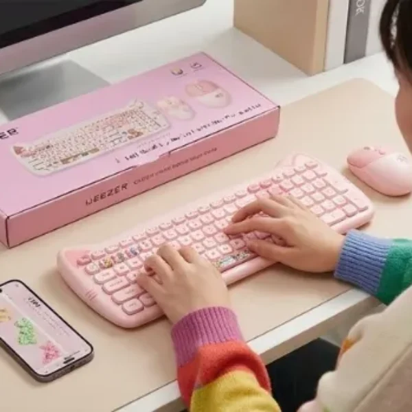 Teclado inalámbrico Bluetooth con ratón y batería Geezer Catty Plus 54*15.5*4.5CM