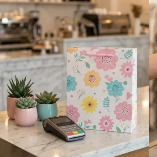 bolsa de regalo medidas  18*22*7.5CM