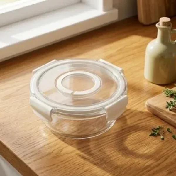 taper de vidrio hermético redonda 370ML