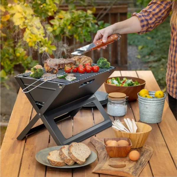 parrilla a carbón portátil y plegable 48*31*39CM