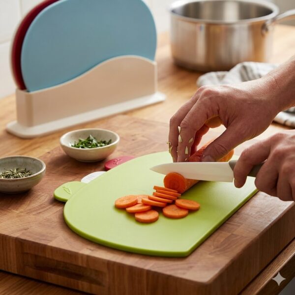 Juego de 4 tablas de cortar